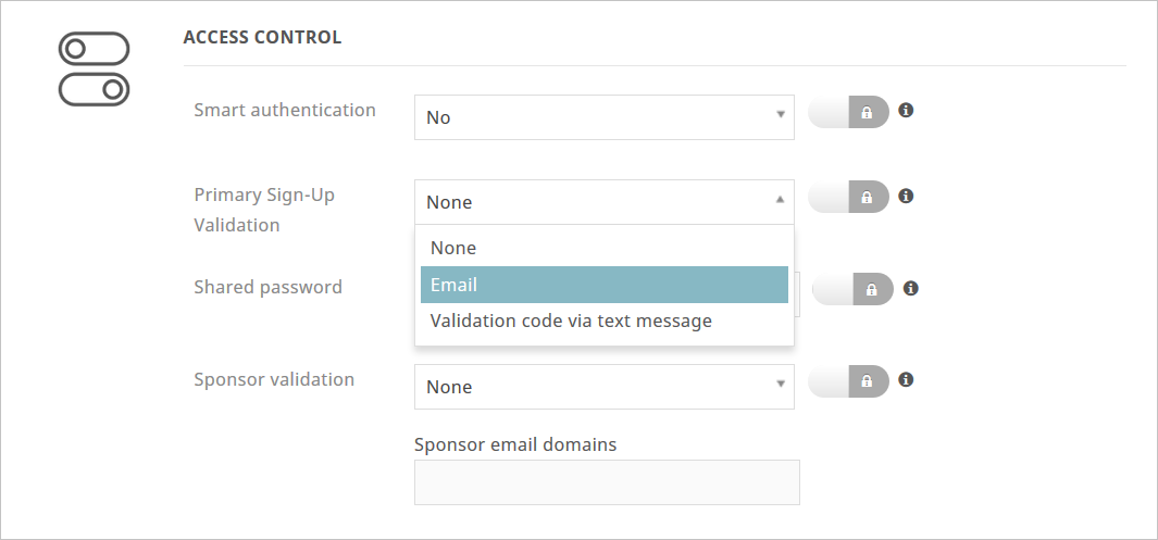 Admin Panel settings